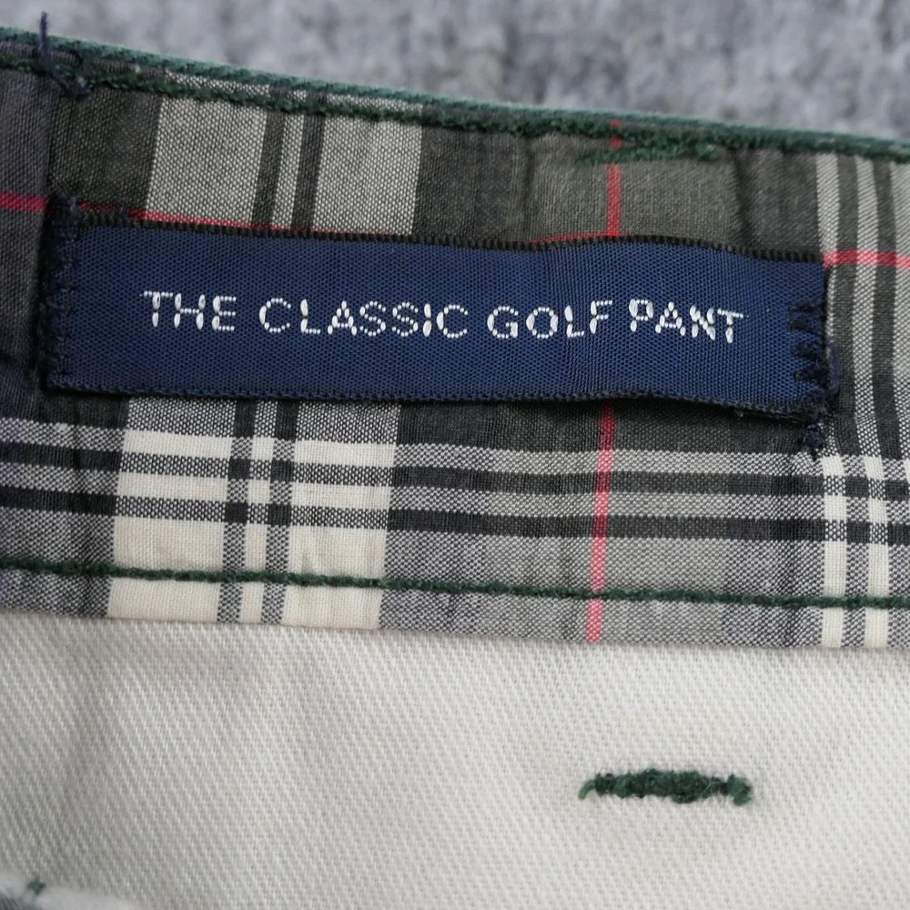Vintage 90s Polo Ralph Lauren Golf Pants Mens 36x30 Green Pleated Chino USA Made